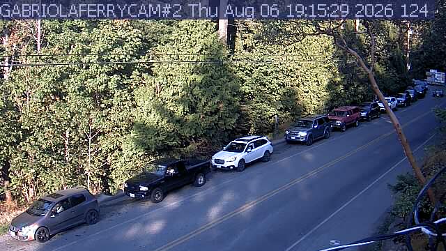 Live view of Gabriola Island ferry dock, camera 2