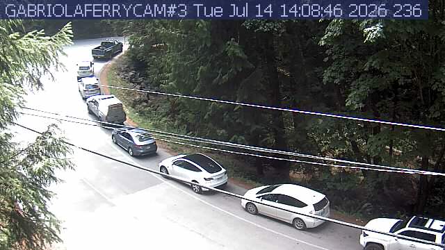 Live view of Gabriola Island ferry dock, camera 3